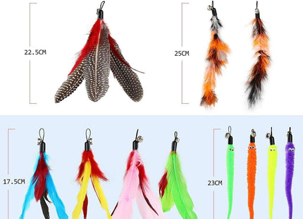 WhiskerPlay™ – Katzenangel-Set mit 10 Wechselköpfen